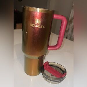 Limited edition Lainey Wilson Stanley Metallic Travel Mug with Red Handle